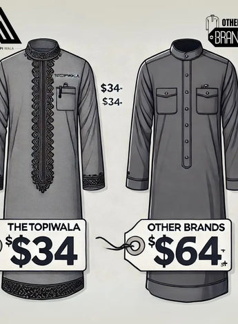 Why Pay More? Compare TheTopiWala’s Thobes with Other Brands