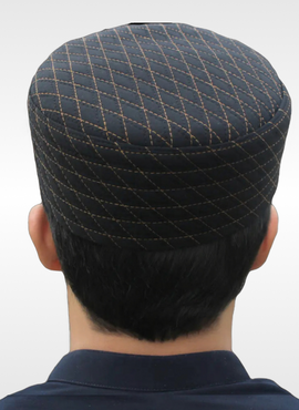 Authentic Sunnah Kufi Cap for Prayer - Traditional Islamic Topi for Salah