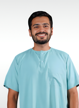 Short Sleeves Adult Thobe in Aquamarine: Stylish Islamic Clothing for Modern Men